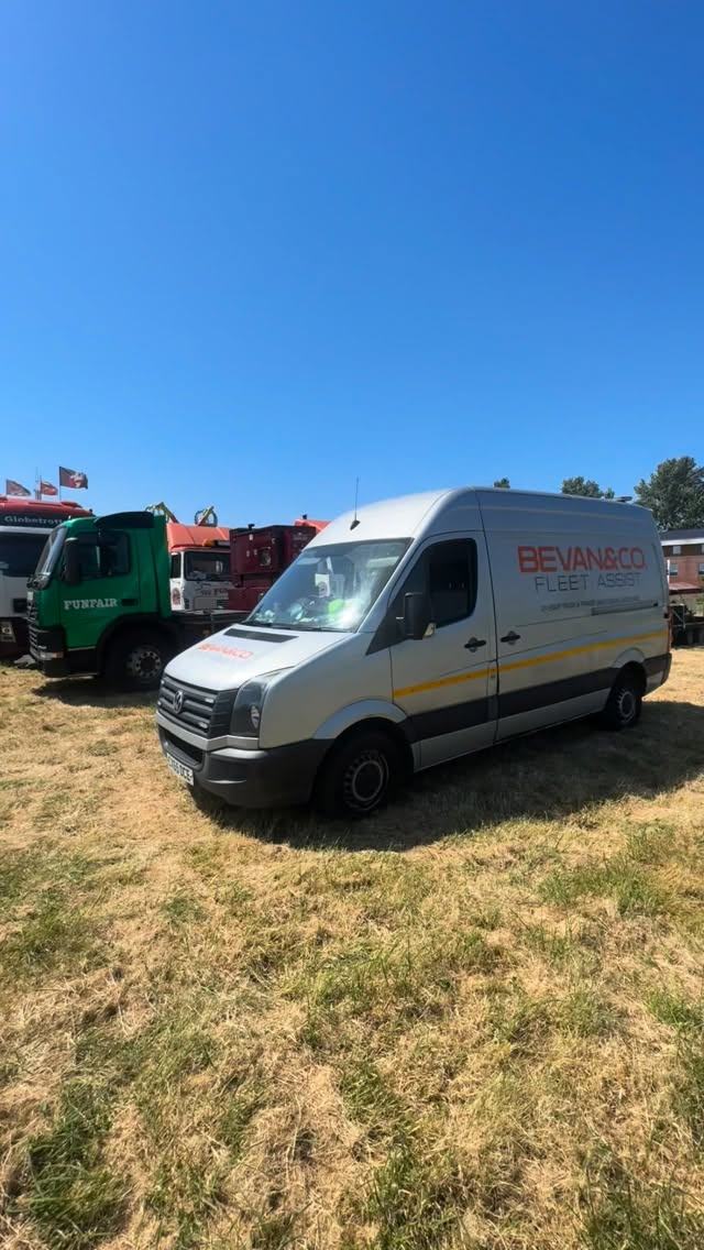 Bevan and Co. Fleet Assist van parked at a show field